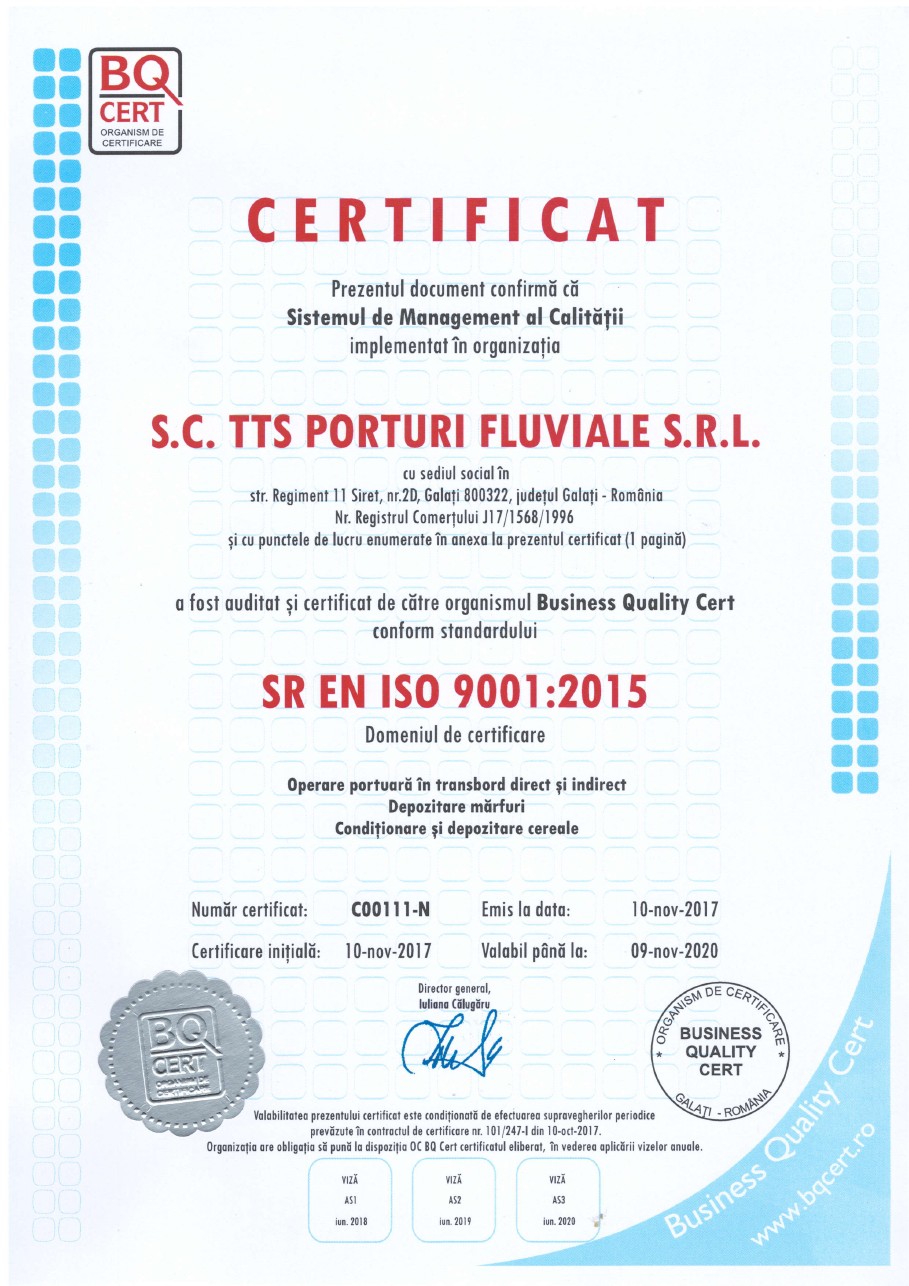 SR EN ISO 9001